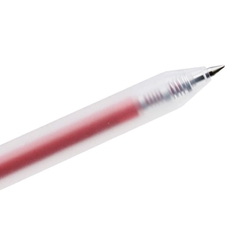 Bút Gel Bấm 0.5mm EG118-RD - Đỏ 12c/Hộp (Deli)