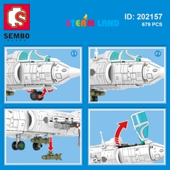 Đồ Chơi Lắp Ráp Máy Bay Tấn Công Q-5-Sembo-202157