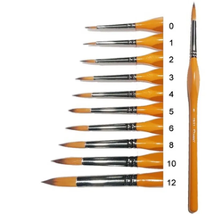 Cọ Vẽ Màu Nước, Dầu Đầu Tròn Hand Số 2 ZBS2