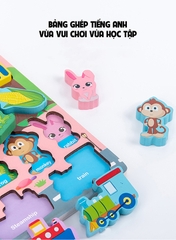 Đồ Chơi Bộ Câu Cá, Học Tập Gỗ 90 Chi Tiết G-90