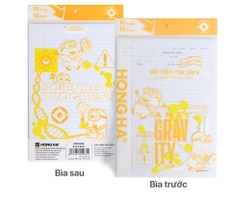 Giấy Kiểm Tra Cấp 2 Hồng Hà 4965 (10 Tờ Đôi+10 Đơn)