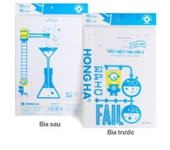 Giấy Kiểm Tra Cấp 2 Hồng Hà 4965 (10 Tờ Đôi+10 Đơn)