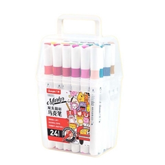 Bút Marker Guangbo 24 Màu 02237 (Tặng Bút Dạ GuangBo 12 Màu H02004)