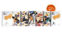 Combo 15 Cuốn Premium Boxset Haikyu!! - Tập 1 - 15 - Tặng Kèm Bìa Áo Hiệu Ứng UV + Bìa Áo Hiệu Ứng Metalize