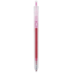 Bút Gel Bấm Deli 0.5mm EG118-PK Màu Hồng