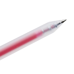 Bút Gel Bấm Deli 0.5mm EG118-PK Màu Hồng