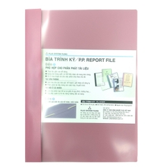 Bìa Acco Plus A4 Nhựa 82.V05 Màu Hồng