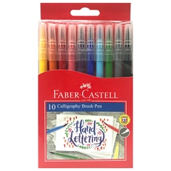 Bút Viết Thư Pháp Đầu Cọ Faber Castell Calligraphy 10 Màu