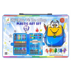 Bộ Màu Vẽ Đa Năng Hộp Nhựa Colormate CM-90PLS