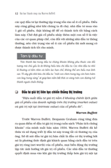 Bài Học Thành Công Của Warren Buffett