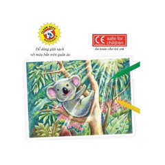 Bút Sáp Màu Có Thể Tẩy Được 12 Màu