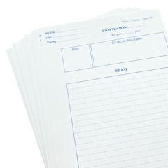 Giấy Kiểm Tra Kẻ Ngang Campus Có Chấm TP-BSS70G-30 - 20 Tờ/Túi