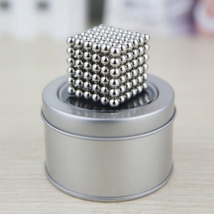Nam Châm Bi Từ Tính Neko Size 5Mm - Màu Bạc