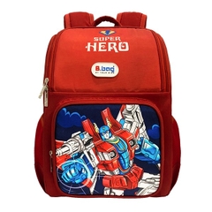 Ba Lô Cấp 1 Chống Gù Bitex B.Bag - Adventure Box Super Hero - Màu Đỏ - B-12-114
