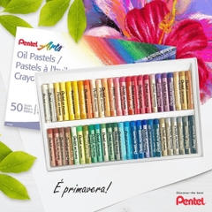 Bút Sáp Dầu 50 Màu Pentel PHN-50