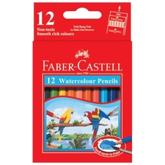 Bút Chì Màu Nước Parrot Faber Castell 12 Màu Ngắn