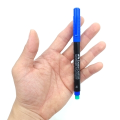 Bút Lông Dầu Multimark 1513 F-0.6mm Faber-Castell - Màu Xanh