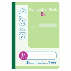 Sổ May Dán Gáy B5 K.Long 200 Trang 318