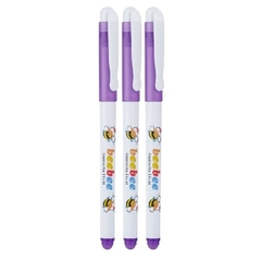 Vỉ 3 Bút Lông Kim Beebee Thiên Long FL-04 - Màu Tím