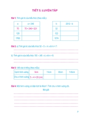 Vở Bài Tập Toán Nâng Cao 4 - Quyển 1 (Tái Bản 2019)