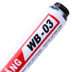 Vỉ 2 Bút Lông Bảng Thiên Long WB-03 - Mực Đen
