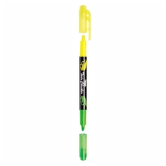 Bút Nhớ Dòng Pentel SLW8-GF 2 Đầu Vàng - Xanh Lá