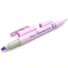 Bút Dạ Quang 2 Đầu Pastel Pentel-SLW11P-V