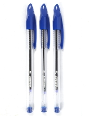 Vỉ 3 Bút Bi 0.8mm Thiên Long TL-049 - Mực Xanh