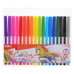 Bút Dạ Nước Deli C10013 18 Màu