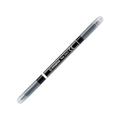 Bút Lông Màu 2 Đầu Stabilo 223/46 - Màu Đen
