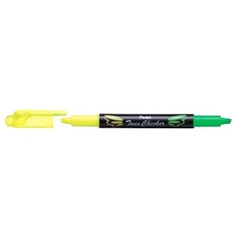 Bút Nhớ Dòng Pentel SLW8-GF 2 Đầu Vàng - Xanh Lá