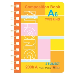Sổ Lò Xo A6 364 200 Trang K.Long