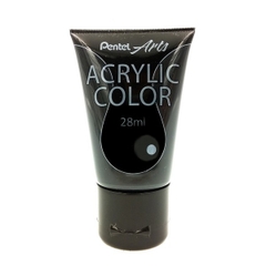 Tuýp Màu Acrylic Pentel WA2-T28 - Màu Đen