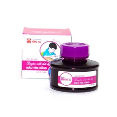 Mực Lọ Hồng Hà 3468 - Màu Tím Hồng