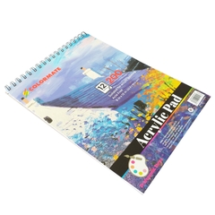 Tập Giấy Vẽ A4 Acrylic Pad 12 Tờ Colormate ARTIST-AP