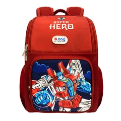 Ba Lô Cấp 1 Chống Gù Bitex B.Bag - Adventure Box Super Hero - Màu Đỏ - B-12-114