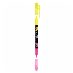 Bút Nhớ Dòng Pentel SLW8-GF 2 Đầu Vàng - Hồng