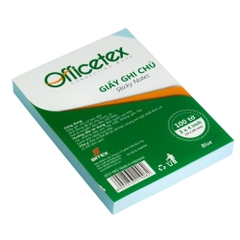Giấy Note Officetex 3x4 - Màu Xanh Dương