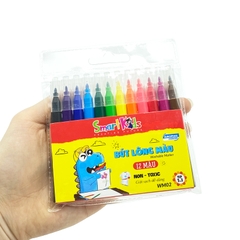 Bút Lông Màu Rửa Được Smart Kids 12 Màu WM02
