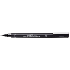 Bút Lông Kim Uni Fine Line Pin 200-10 - Mực Đen