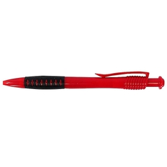 Bút Bi Bấm Hernidex HD-128 Mực Đỏ