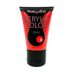 Tuýp Màu Acrylic Pentel WA2-T37 - Màu Đỏ Tươi