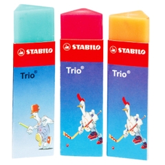 Tẩy Chì Tam Giác Trio Nhiều Màu Stabilo ER199
