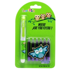 Combo Bút và 6 Ống Mực Tím Rời Smart Kids SK-CFP002