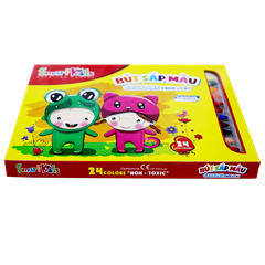 Bút Sáp Màu Smartkids Frog & Cat SK CR0008 24 Màu