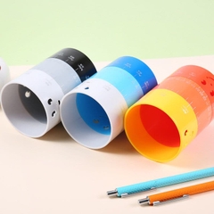 Ống Cắm Bút Nhựa Tròn M&G ABT98451 In Hình Mặt Cười