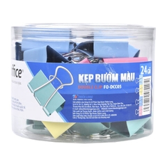 Kẹp Bướm Flexoffice Nhiều Màu 41mm FO-DCC05