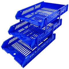 Giá Tài Liệu 3 Tầng Trượt Nhựa Xukiva 206-3