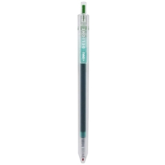 Bút Gel Bấm Deli 0.5mm EG118-LG Màu Xanh Lá Nhạt