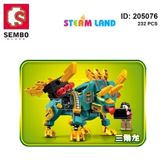 Đồ Chơi Robot Khủng Long Ba Sừng Triceratops Chiến Đấu-Sembo-205076